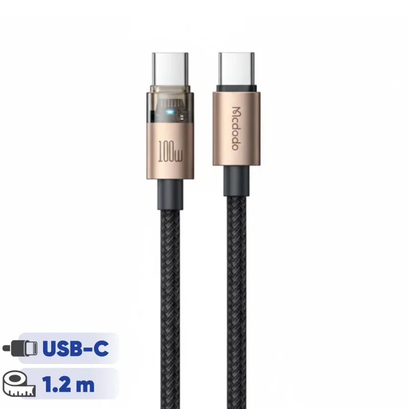 کابل usb-c مک دودو مدل ca-558  100Wطول 1.2متر