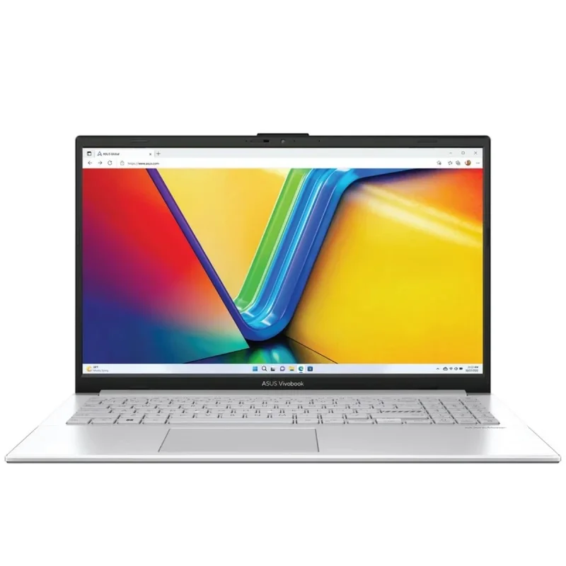 لپ تاپ 15.6 اینچی ایسوس مدل Vivobook Go 15 E1504GA-NJ606W-i3 N305-4GB DDR4 3200MHz-256GB SSD-TN-W