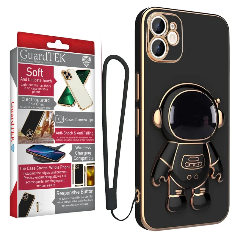 کاور گاردتک اساک مدل Astronaut Strap مناسب برای گوشی موبایل اپل iPhone 12 به همراه بند