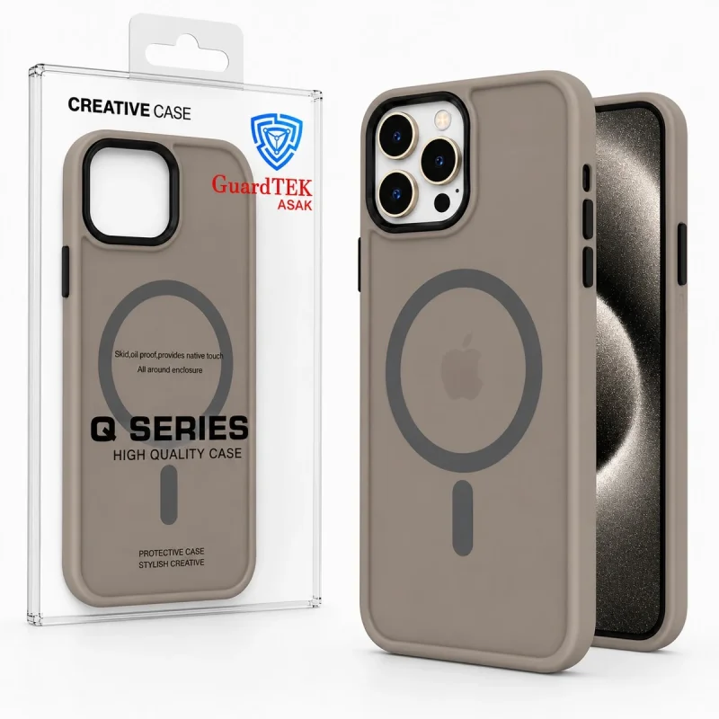 کاور گاردتک اساک مدل QMag مناسب برای گوشی موبایل اپل iPhone 15 Pro Max