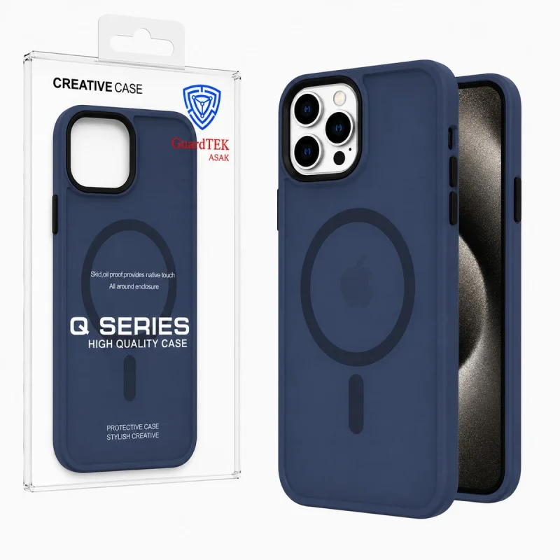 کاور گاردتک اساک مدل QMag مناسب برای گوشی موبایل اپل iPhone 15 Pro Max