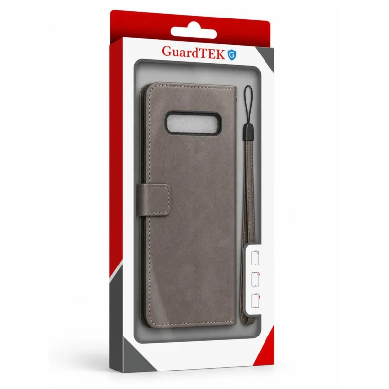 کیف کلاسوری گاردتک مدل Flip strap مناسب برای گوشی موبایل سامسونگ Galaxy S10 به همراه بند