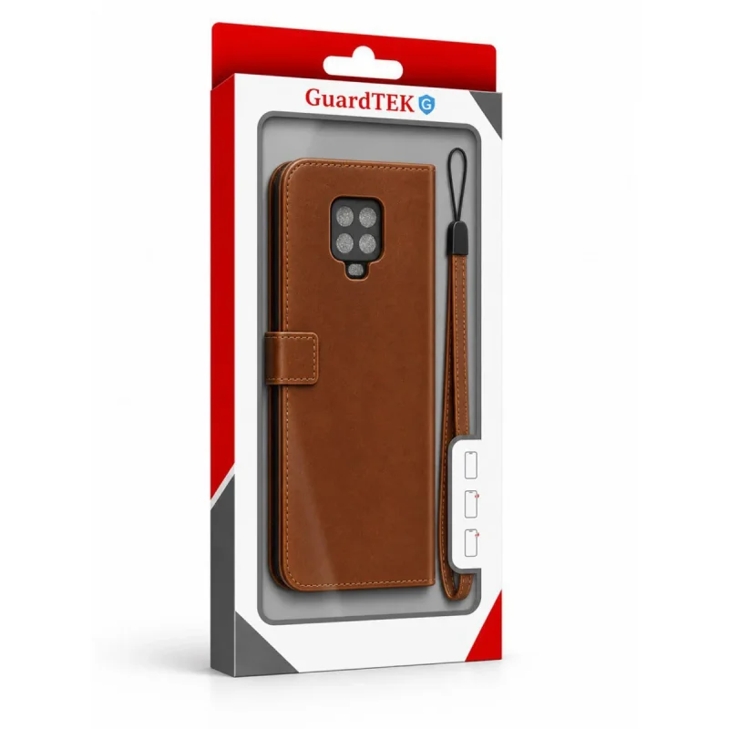 کیف کلاسوری گاردتک مدل  Flip cover strap مناسب برای گوشی موبایل شیائومی Redmi Note 9S/ Note 9 Pro به همراه بند