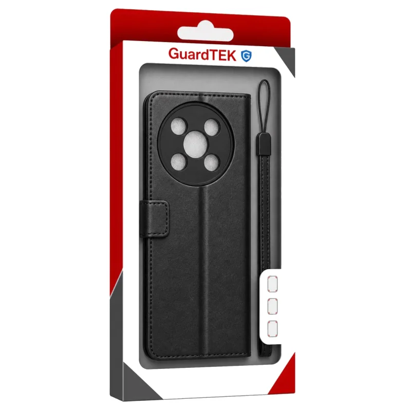 کیف کلاسوری گاردتک مدل  Flip cover strap مناسب برای گوشی موبایل وکال Vocal V2 Lite به همراه بند