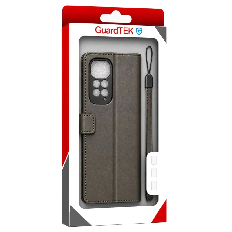 کیف کلاسوری گاردتک مدل  Flip cover strap مناسب برای گوشی موبایل شیائومی Redmi Note 11S/ Note 11 4G به همراه بند