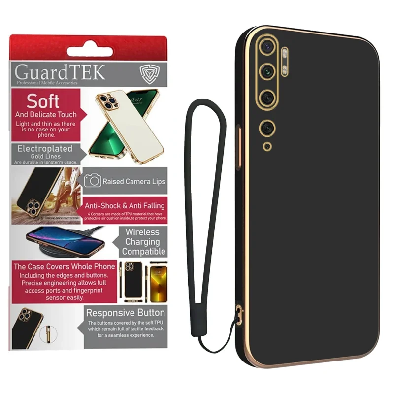 کاور گاردتک آساک مدل Myca2 Strap مناسب برای گوشی موبایل شیائومی Mi Note 10 Pro/ Mi Note 10 به همراه بندآویز