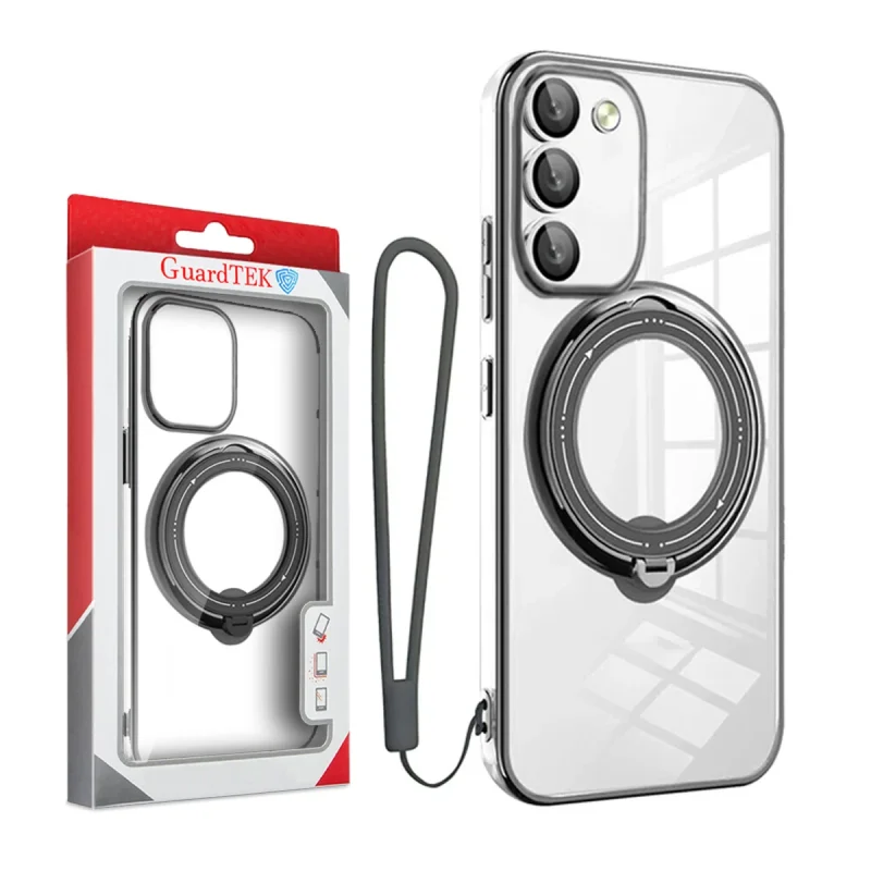 کاور گاردتک آساک مدل Ring Stand Strap مناسب برای گوشی موبایل سامسونگ Galaxy A35  به همراه بند