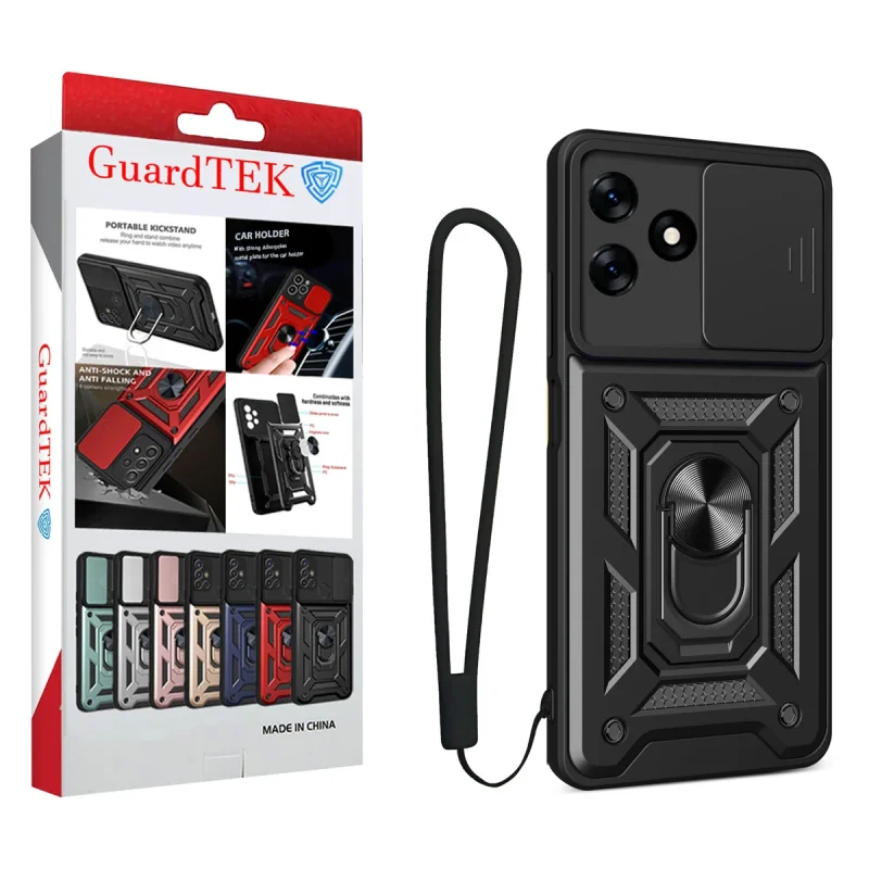 کاور گاردتک اساک مدل Dcamp2 Strap مناسب برای گوشی موبایل تکنو Spark 10c به همراه بند