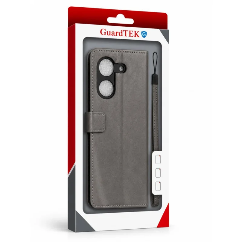 کیف کلاسوری گاردتک مدل  Flip cover strap مناسب برای گوشی موبایل شیائومی Redmi A5/ Poco C71 به همراه بند