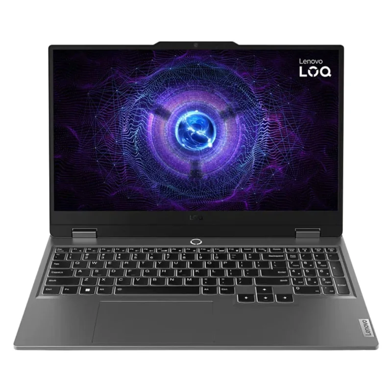 لپ‌تاپ لنوو مدل LOQ 15IRX9 با پردازنده Core i7-13650HX و گرافیک RTX4050 6GB، رم DDR5 32GB با فرکانس 4800MHz، حافظه SSD با ظرفیت 512GB، نمایشگر 15.6 اینچ IPS با وضوح Full HD و نرخ به‌روزرسانی 144Hz، دارای نور پس‌زمینه کیبورد، کاستوم شده