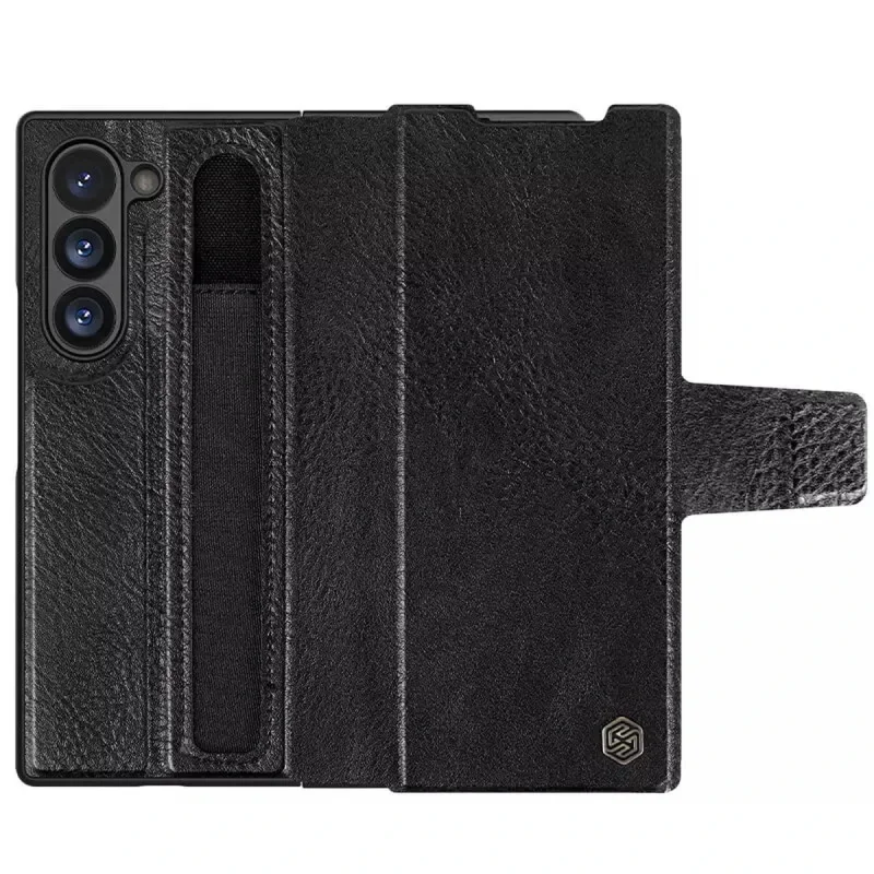 کاور نیلکین مدل Aoge Leather مناسب برای گوشی موبایل سامسونگ Galaxy Z Fold 7