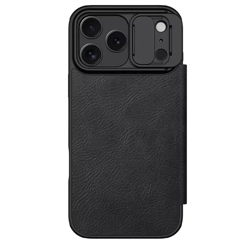 کیف کلاسوری نیلکین مدل Qin Pro Leather مناسب برای گوشی موبایل اپل iPhone 17 Pro