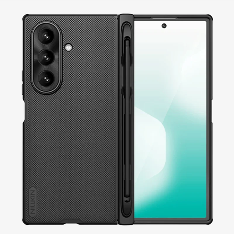 کاور نیلکین مدل Super Frosted Shield Pen Holder مناسب برای گوشی موبایل سامسونگ Galaxy Z Fold 7
