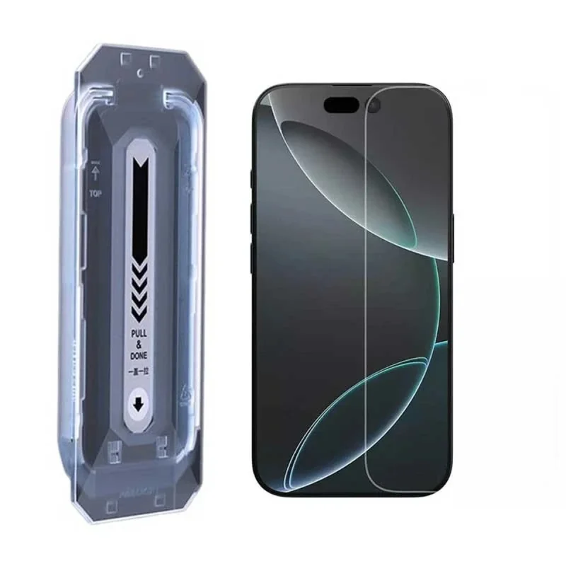 محافظ صفحه نمایش نیلکین مدل H Plus Pro مناسب برای گوشی موبایل اپل iPhone 17 Pro Max به همراه کیت نصب