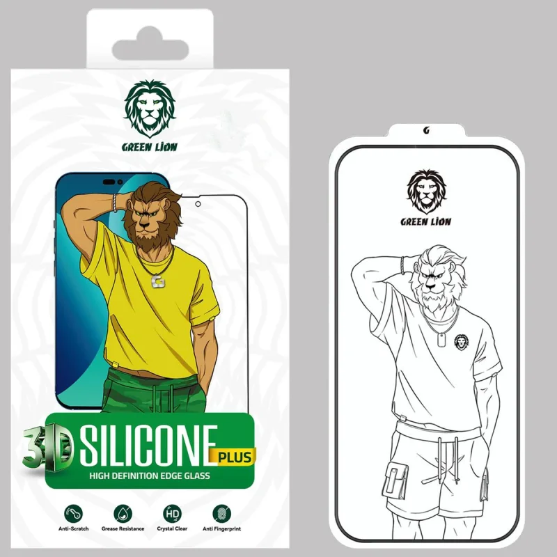 محافظ صفحه نمایش گرین مدل Silicone-HD Plus مناسب برای گوشی موبایل اپل iPhone 14 Pro