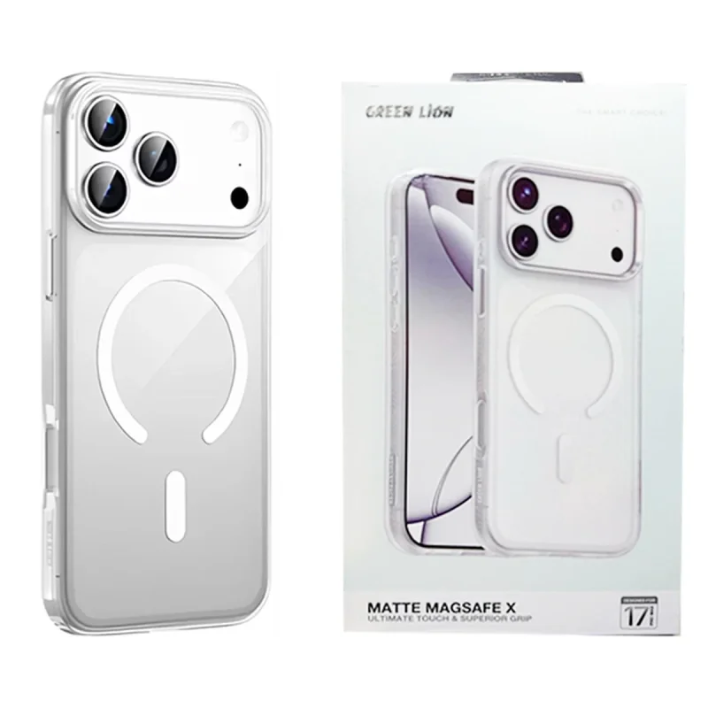 کاور گرین لاین مدل Matte Magsafe X مناسب برای گوشی موبایل اپل iPhone 17 Pro Max