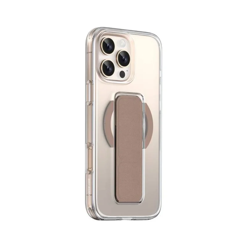 کاور گرین لاین مدل Magsafe Leather Grip مناسب برای گوشی موبایل اپل iPhone 16 Pro Max