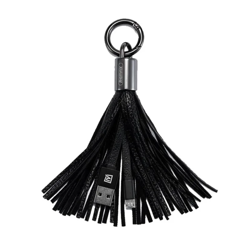 کابل تبدیل USB به MicroUSB ریمکس مدل RING طول 0.15 متر