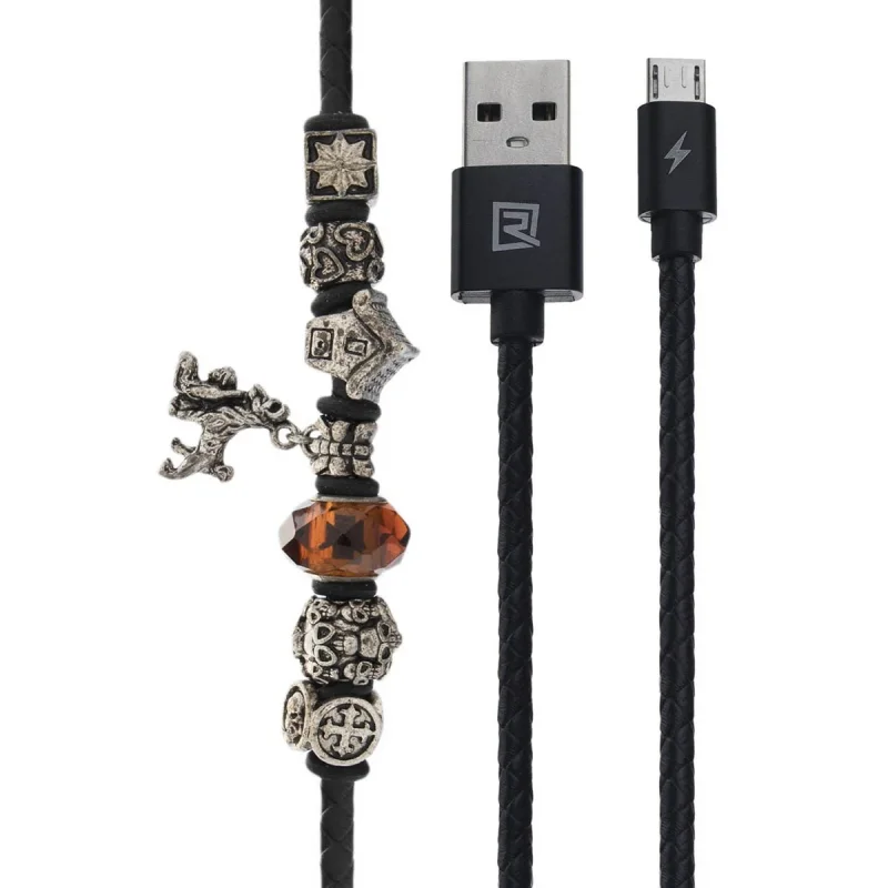کابل تبدیل USB به microUSB ریمکس مدل RC-058M طول0.5 متر