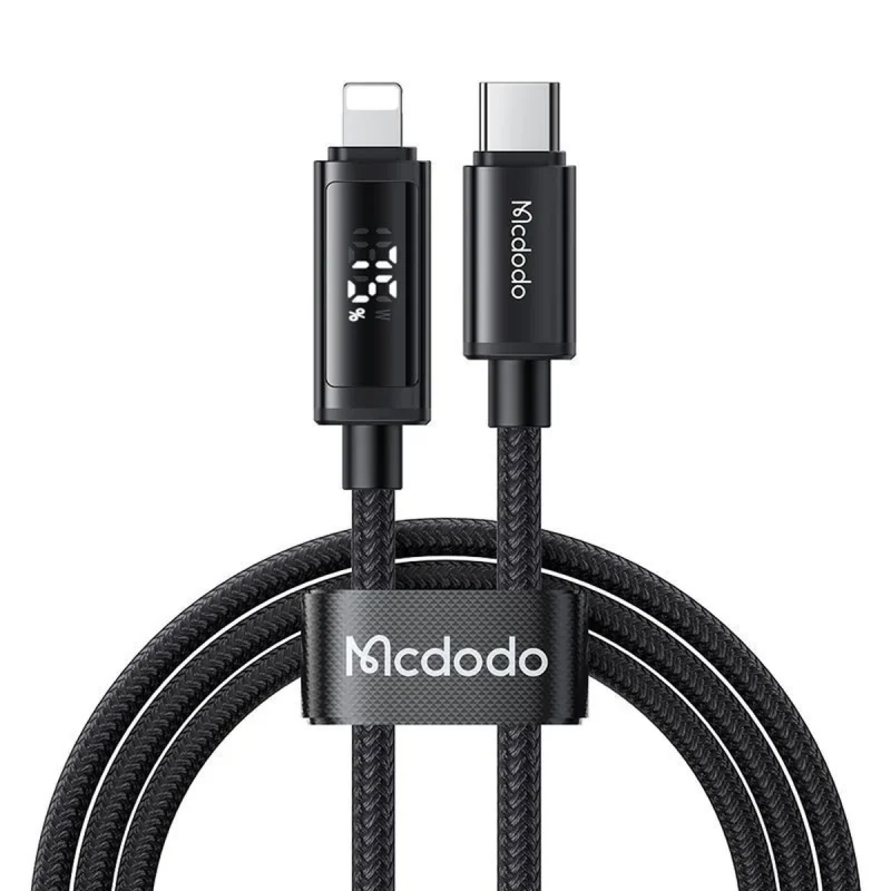 کابل تبدیل لایتنینگ به USB-C مک دودو مدلDual LED Displays CA-7990 طول 1.2 متر