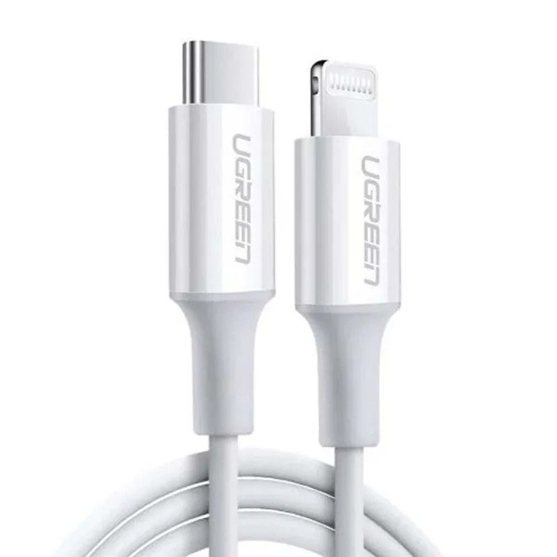 کابل تبدیل USB-C به Lightning یوگرین مدل US171-10493 طول 1 متر