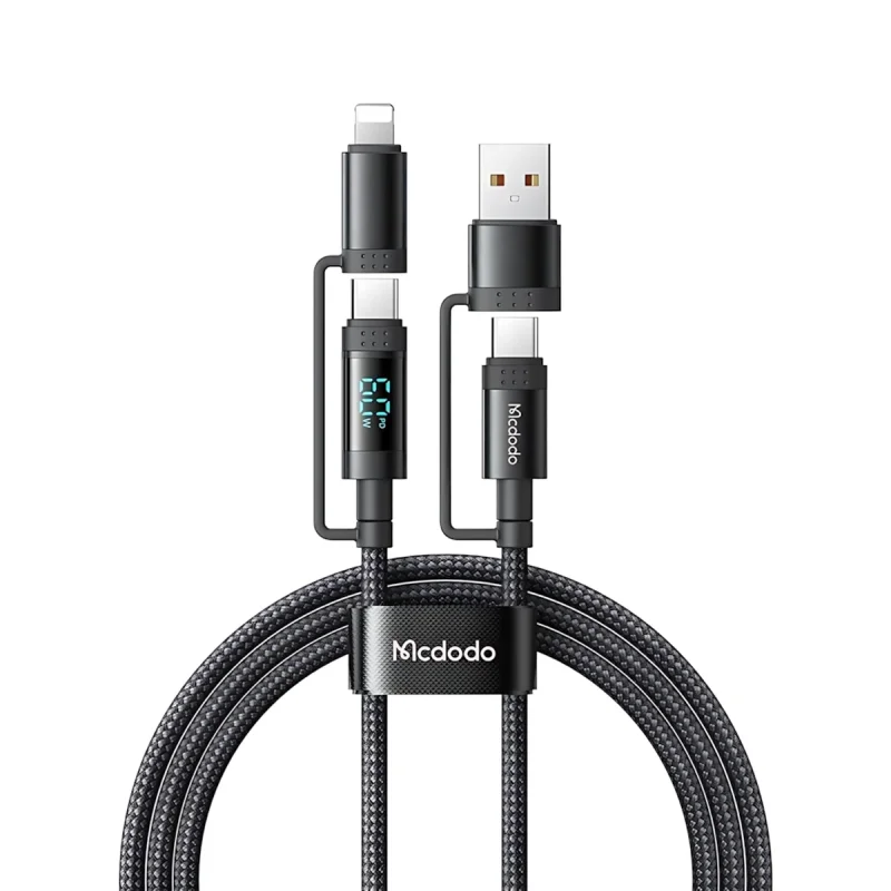 کابل تبدیل USB-C به USB/لایتنینگ مک دودو مدل CA-1990 طول 1.2 متر