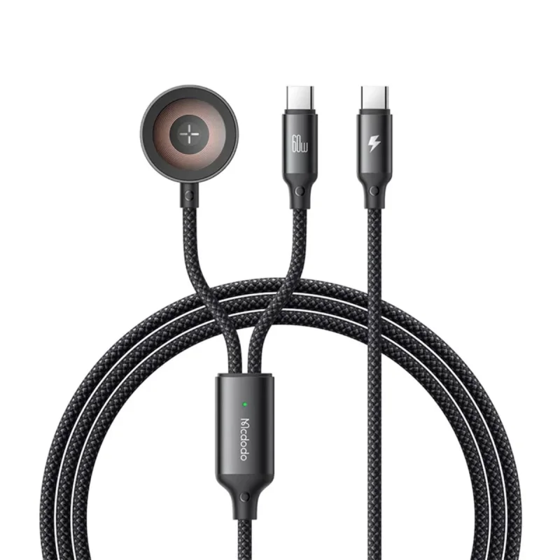 کابل تبدیل USB-C به A.W Charger / USB-C مک دودو مدل CA-220 طول 1.2 متر