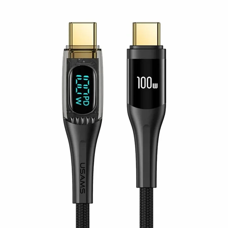 کابل تبدیل USB-C به USB-C یوسمز مدل Sj590 طول 1.2 متر