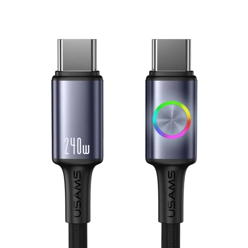 کابل تبدیل USB-C به USB-C یوسمز مدل SJ751-240W طول 1.2 متر