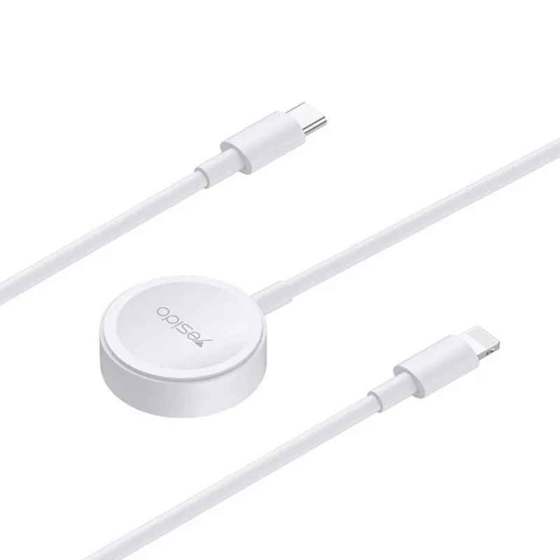 کابل تبدیل USB-C به لایتنینگ/شارژر مغناطیسی یسیدو مدل CA113 طول 1.2 متر