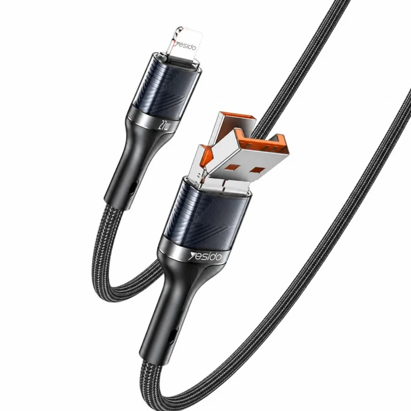 کابل تبدیل یسیدو USB و USB-C به لایتنینگ مدل CA165L طول ۱.۲ متر