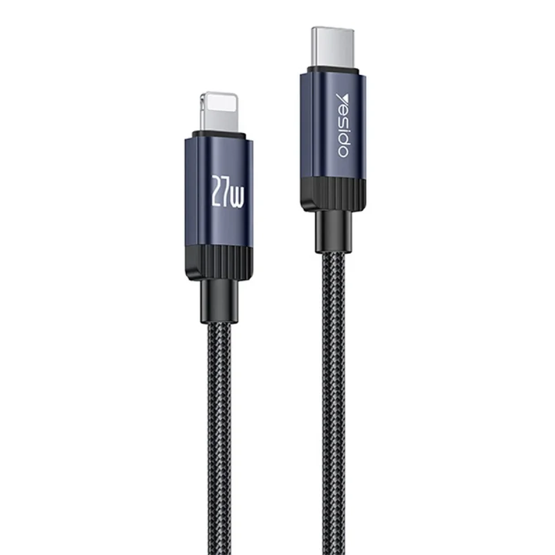 کابل تبدیل USB-C به لایتنینگ یسیدو مدل CA204 27W طول 1 متر