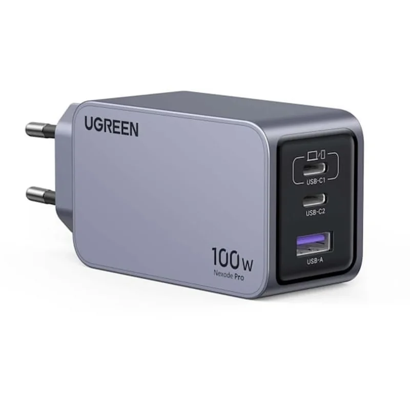 شارژر دیواری 100 وات یوگرین مدل X757-25874 به همراه کابل USB-C