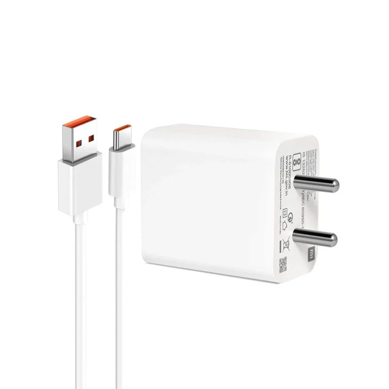 شارژر دیواری شیائومی مدل  TRAVEL_33W به همراه کابل تبدیل USB-C