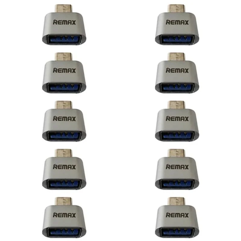 تبدیل OTG USB-C ریمکس مدل 247 بسته 10 عددی