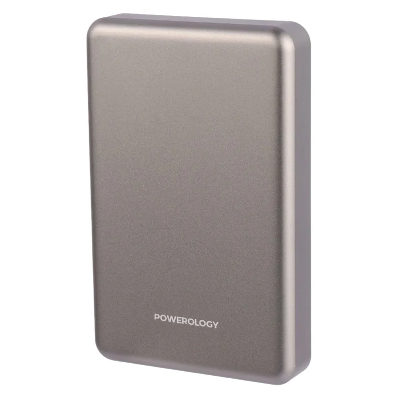 پاوربانک پاورولوجی مدل MAGSAFE ALUMINUM ظرفیت 10000 میلی آمپر ساعت