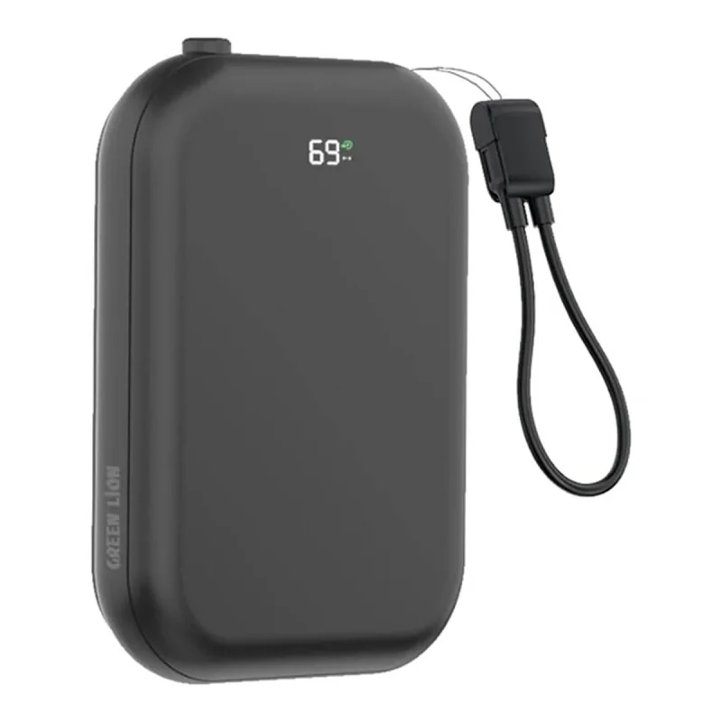 پاوربانک گرین لاین مدل 3IN1 MAGSAFE PD 20W ظرفیت 10000میلی آمپر ساعت