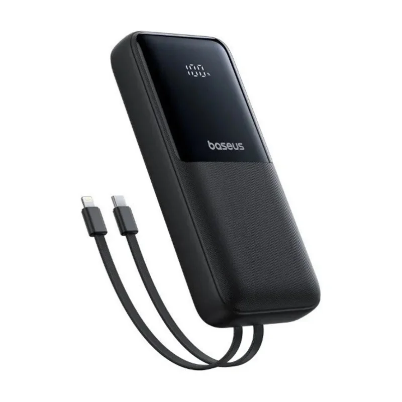 پاوربانک 22.5 وات بیسوس مدل  LIPOW PPJP312 ظرفیت 20000 میلی آمپر ساعت به همراه کابل usb-c و لایتنینگ