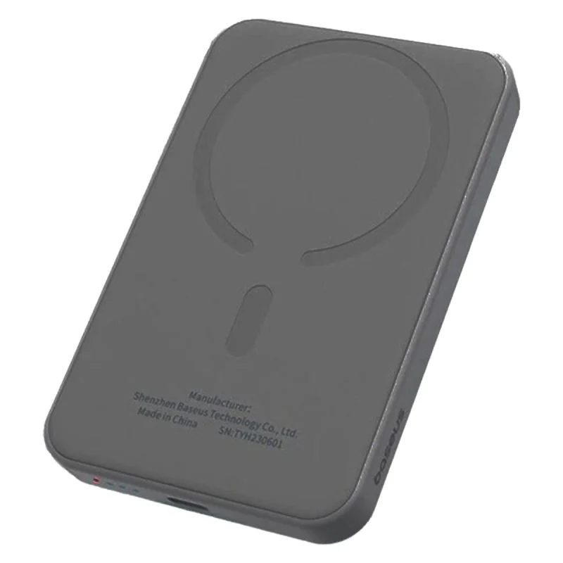 پاوربانک بیسوس مدل Magnetic Mini WIRELESS FAST PPCXM05 ظرفیت 5000 میلی آمپر ساعت