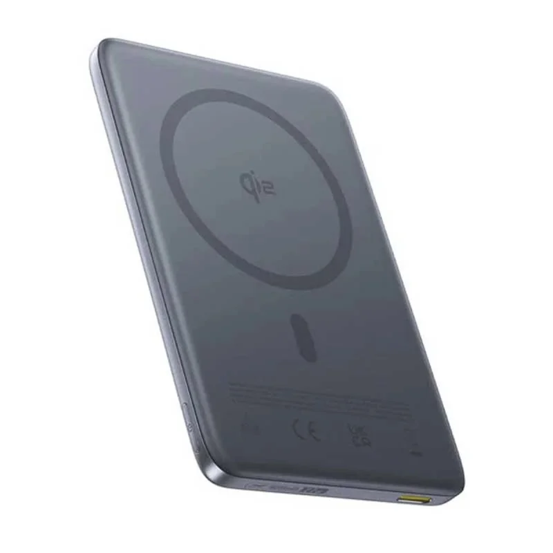 پاوربانک 27 وات بیسوس مدل PicoGo Ultra-Slim Qi2 ظرفیت 10000 میلی‌آمپرساعت