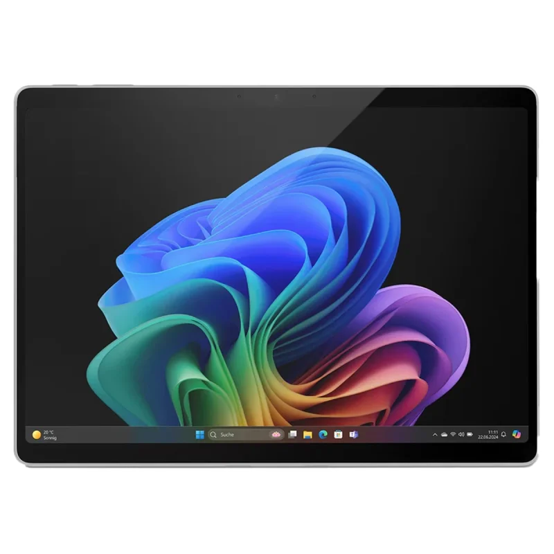 تبلت 13 اینچ مایکروسافت مدل Surface Pro 11 با پردازنده Intel Core Ultra 7-266V و 16GB رم LPDDR5x، حافظه SSD با ظرفیت 512GB، صفحه نمایش PixelSense Flow با نرخ به‌روزرسانی 120 هرتز، سیستم‌ عامل Windows 11