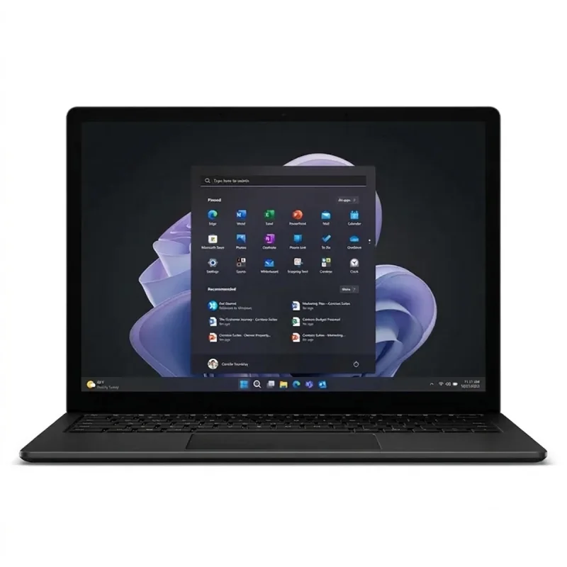 لپ‌تاپ مایکروسافت مدل Surface Laptop 5 با پردازنده Core i5-1235U، رم LPDDR5X 8GB، حافظه SSD با ظرفیت 512GB، نمایشگر لمسی 13.5 اینچ PixelSense، دارای نور پس‌زمینه کیبورد، سیستم‌عامل Windows 11