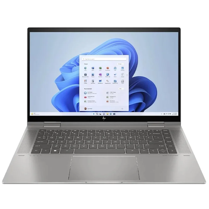 لپ تاپ 15.6 اینچی اچ‌ پی مدل Envy x360 15-fe1071c1-Core Ultra 7 155U-16GB LPDDR5 6400MHz-1TB SSD-Touch-Backlit-W