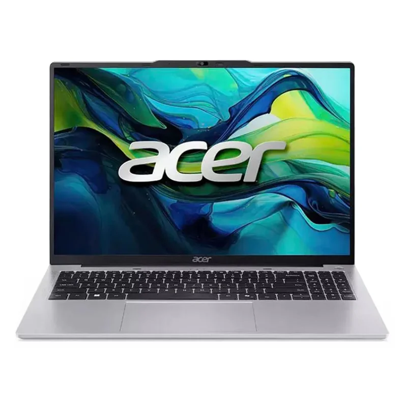 لپ‌تاپ ایسر مدل Aspire Lite AL16 52P 32E3 با پردازنده Core i3-1305U، رم DDR5 16GB با فرکانس 4800MHz، حافظه SSD با ظرفیت 512GB، نمایشگر 16 اینچ IPS، کاستوم‌شده