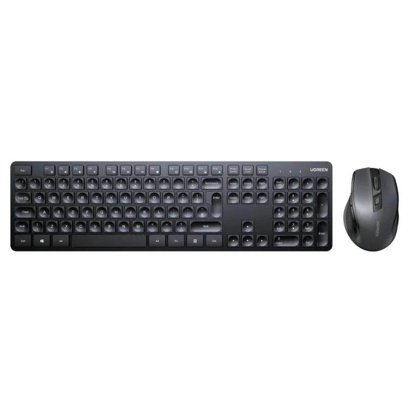کیبورد و ماوس بی سیم یوگرین مدل MK006-15659، سوییچ ممبران، Full-Size