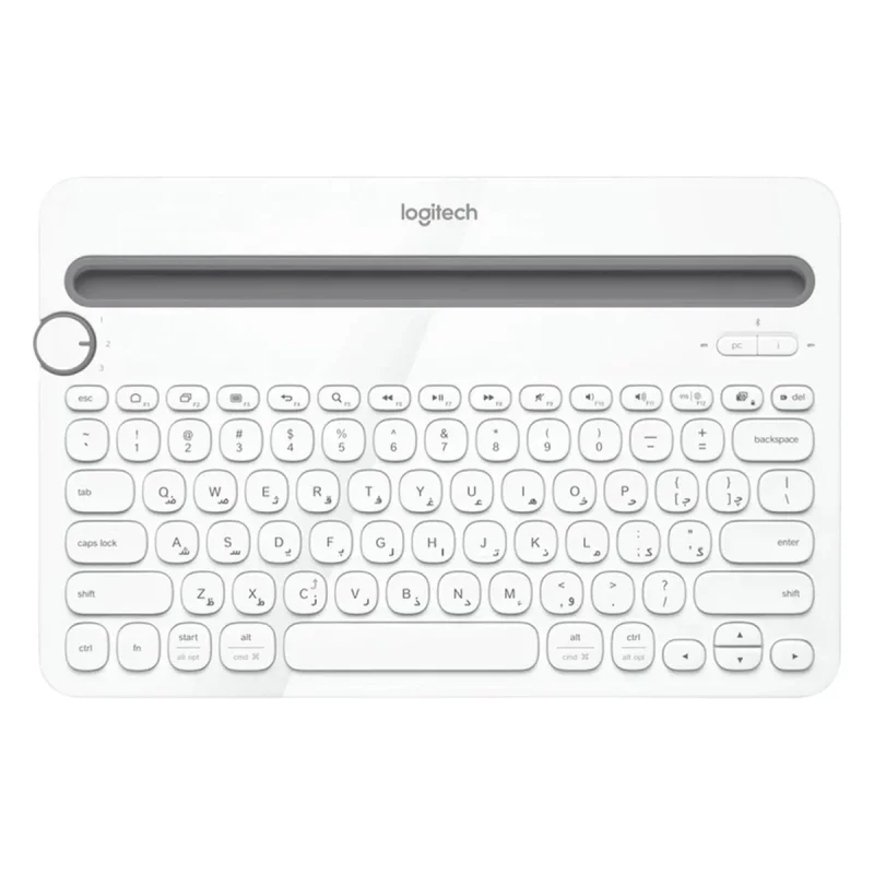 کیبورد بی سیم لاجیتک مدل K480، سوییچ ممبران ، TenKeyLess