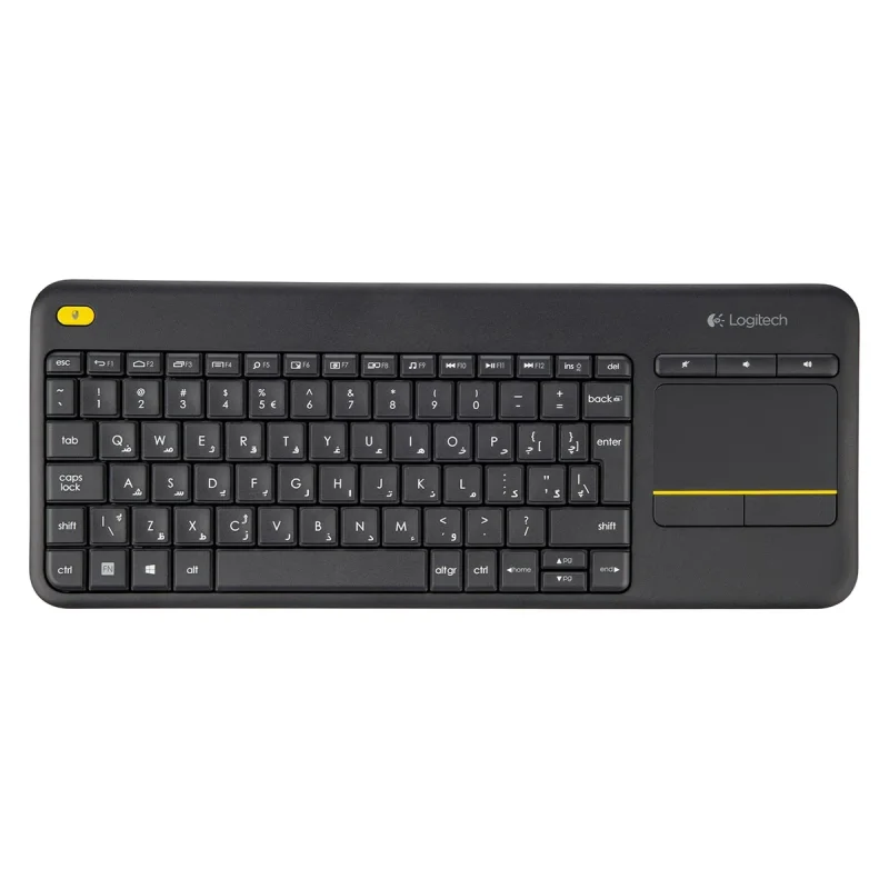 کیبورد بی‌ سیم لاجیتک مدل K400 Plus با حروف فارسی