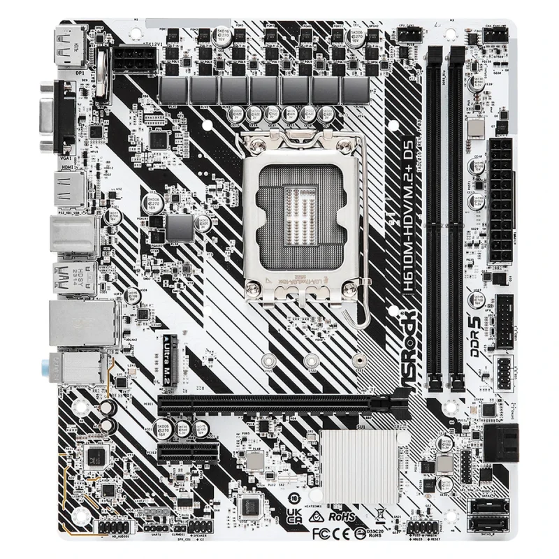 مادربرد ازراک مدل H610M-HDV/M.2 Plus D5