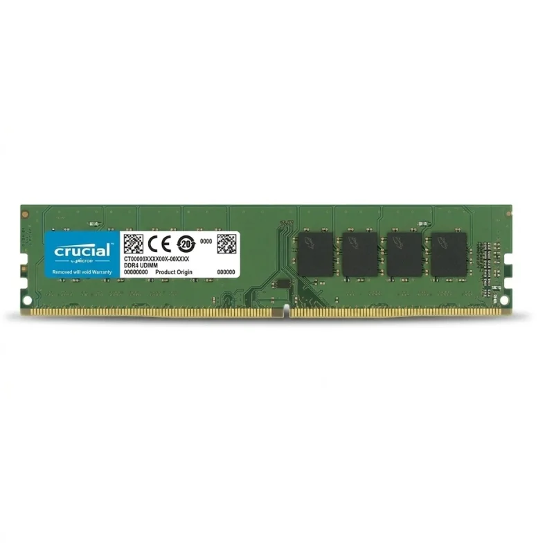رم دسکتاپ کروشیال DDR4 تک کاناله 8 گیگابایت 3200 مگاهرتز CL22 U-DIMM ولتاژ 1.2 ولت مدل PC4-25600