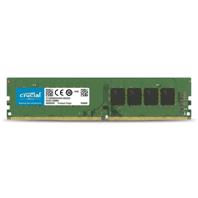 رم کامپیوتر DDR4 دو کاناله 3200 مگاهرتز CL22 کروشیال مدل CT16 ظرفیت 16 گیگابایت